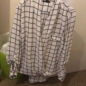 long sleeve kinda businessey shirt super cute tho